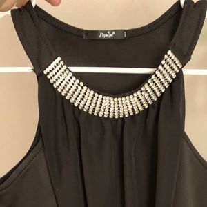 Beautiful black dressy tank